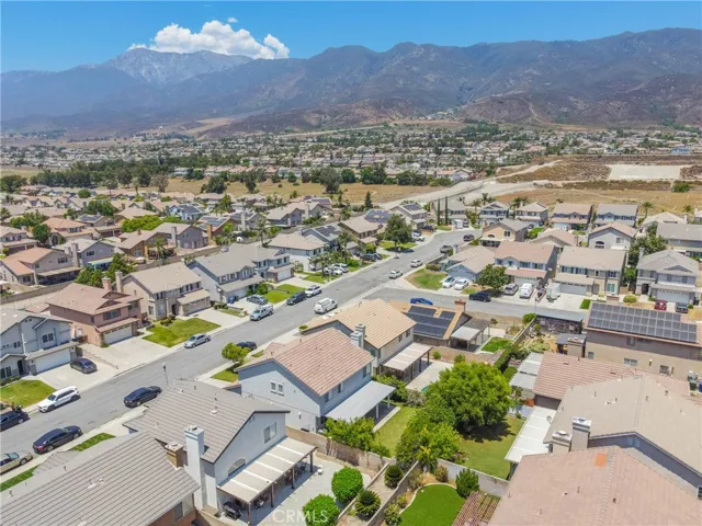 Aerial view over this beautiful neighborhood