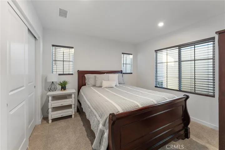 Two of three bedrooms.