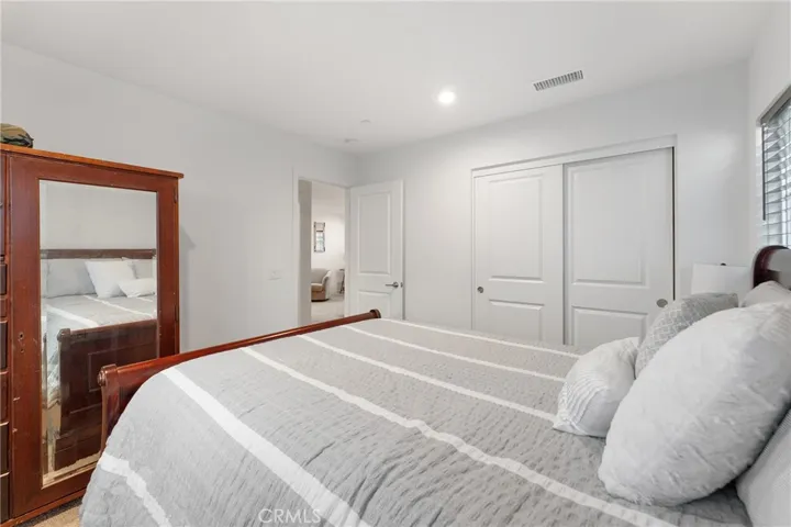 Two of three bedrooms.