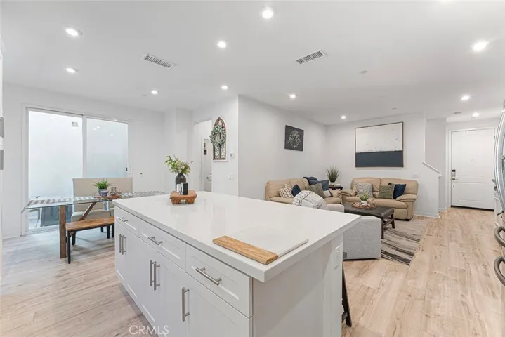 Very spacious kitchen with plenty of storage space and large island for casual dining. Appliances remain.