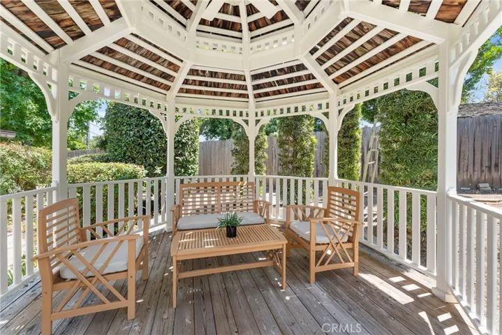 Sip lemonade on your charming gazebo