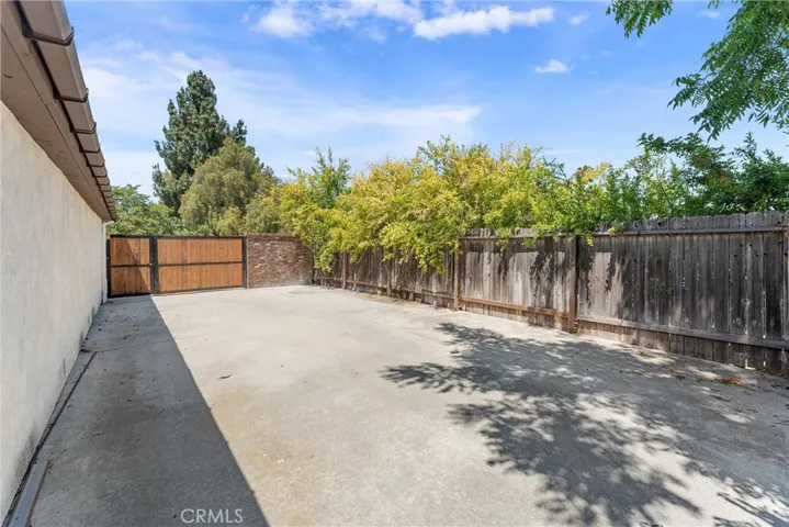 Parking spaces next to garage