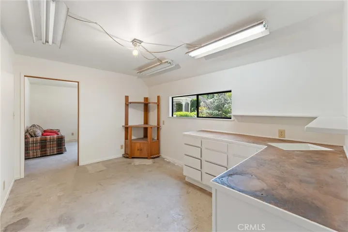 Workrooms in 2nd garage