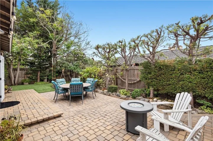 Quiet, private backyard