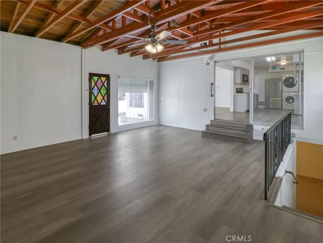 Family Room staircase leading to the Basement
