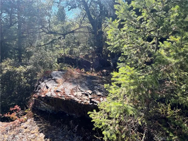 Slate rock formation