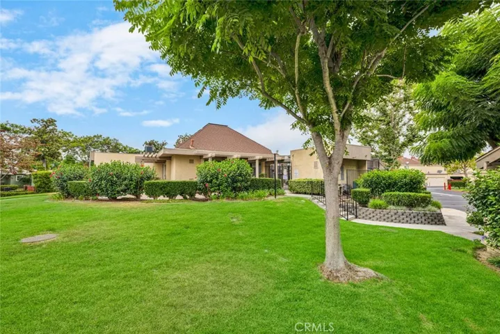 Beautiful grounds surround the community
