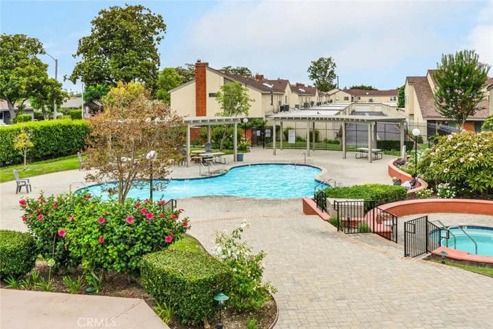 Beautiful community pool and spa.