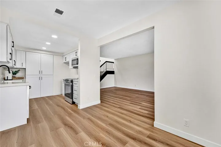 Dining area is open to kitchen and living room