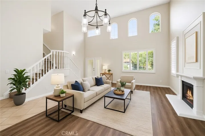 Living room 
virtually staged