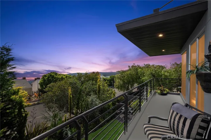 Balcony off secondary bedroom