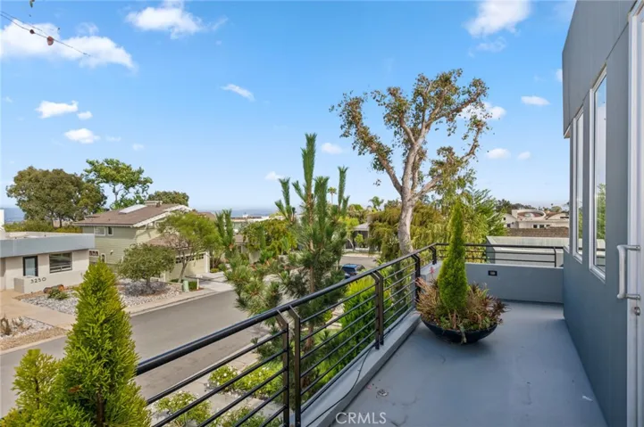 Balcony off secondary bedroom