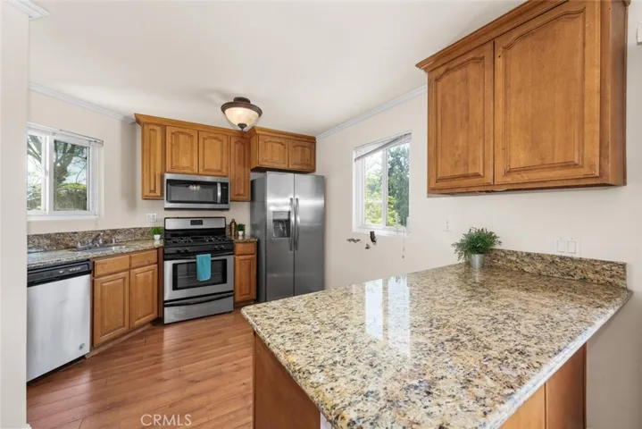 Open concept kitchen and living room