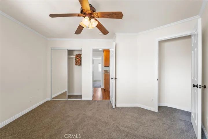 TWO closets in this bedroom