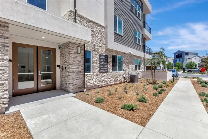 Front entry to building - code so door is always locked