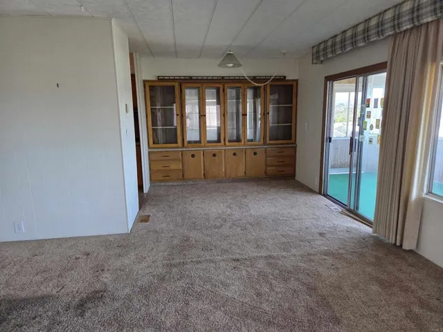Dining room with built-in buffet