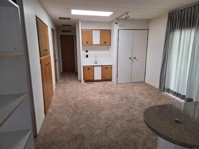 Wet bar in family room