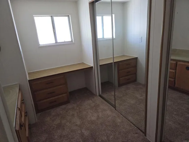 Built in make-up area