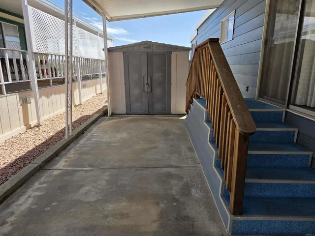 Includes large storage shed!