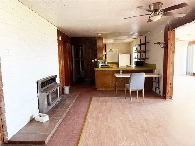 Main House View of Kitchen/Dining Area from front door Area