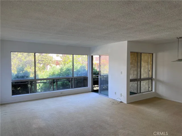Livingroom and patio - Great light with large windows throughout!