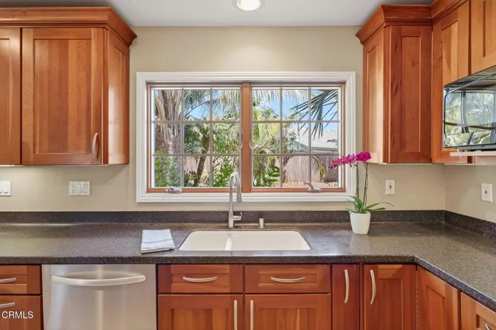 Kitchen Window to Backyard