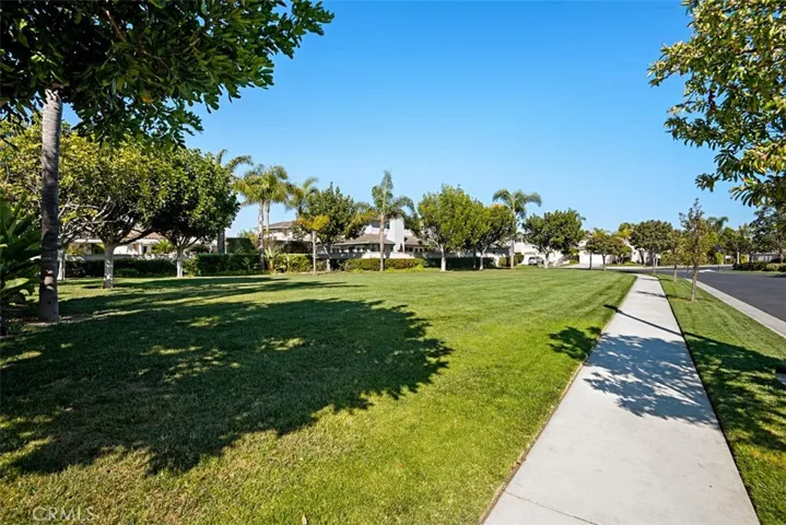 Community has tranquil green areas