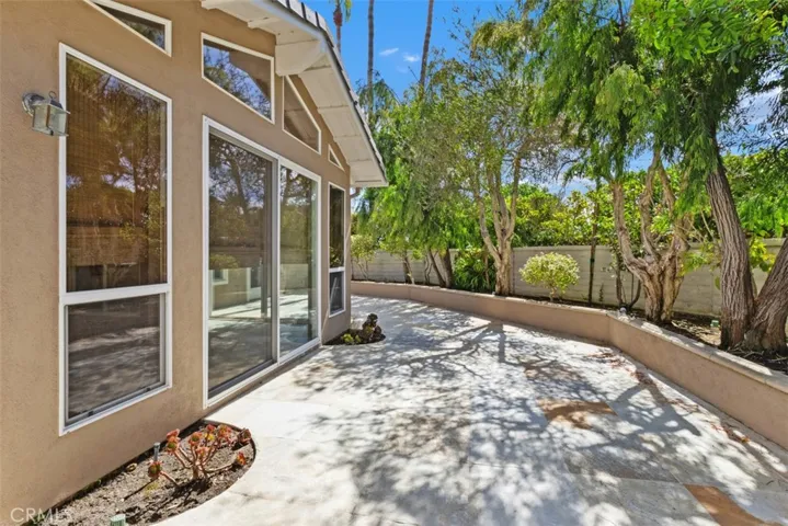 Patio outside sun room