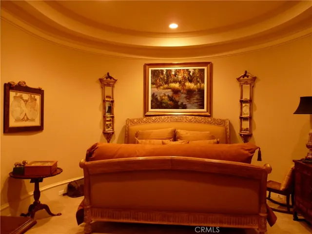 Bedroom on the lower level, basement.  There is an exterior entrance so this is ideal for a live in person who can come and go!