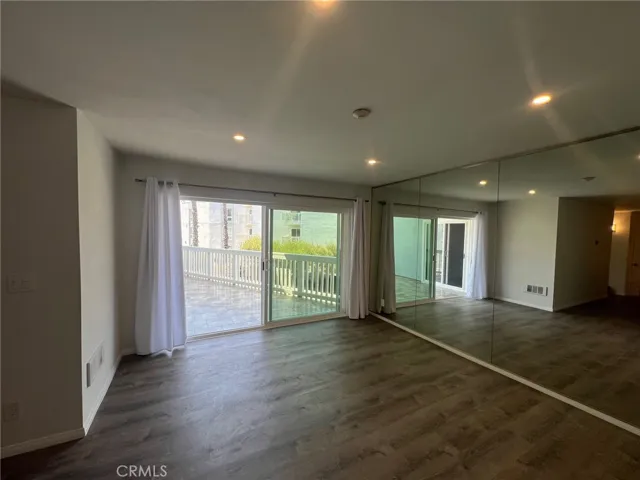 New sliding doors and recessed lights