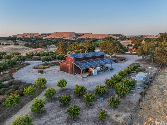 Three 5,000-gallon tanks, providing 15,000 gallons of water storage plus additional holding tanks at the horse facility.