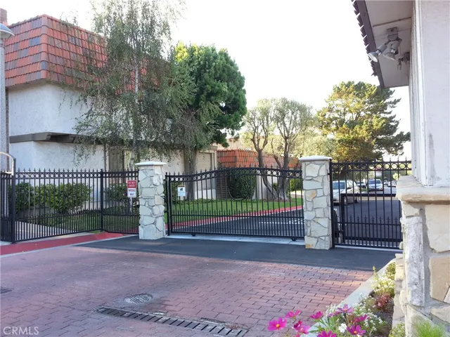 Front entrance to complex
