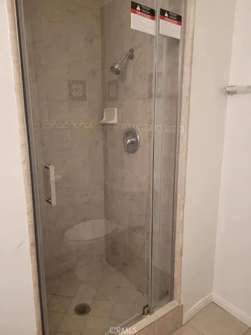 Shower in ensuite primary bathroom