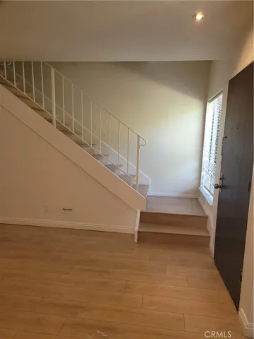 Stairs behind door