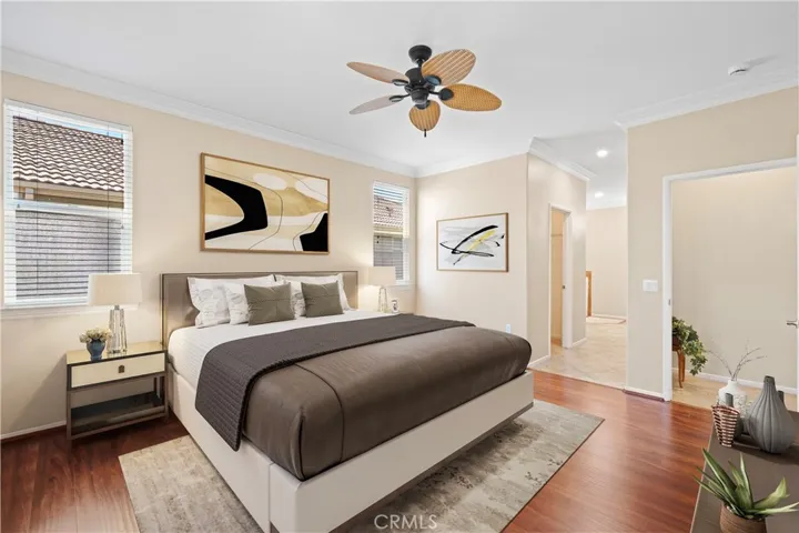 Primary Bedroom Virtually Staged
