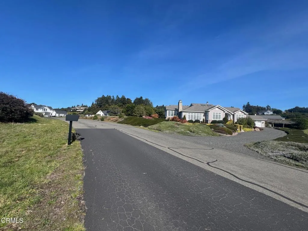 Paved road to property