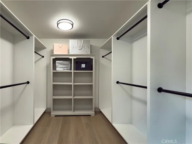 Master walk-in closet plus a second closet