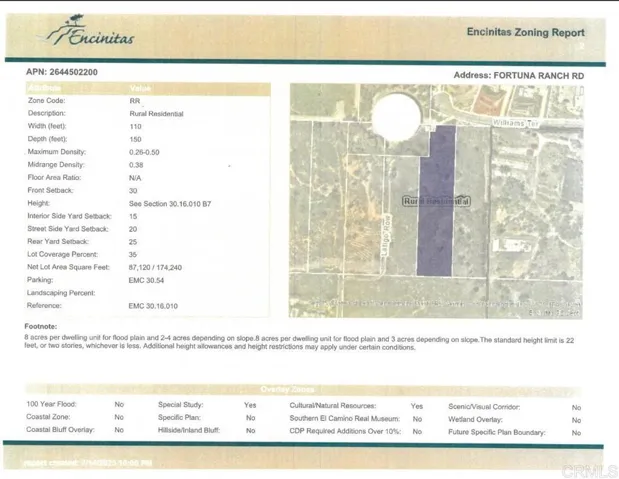 Encinitas Zoning map
