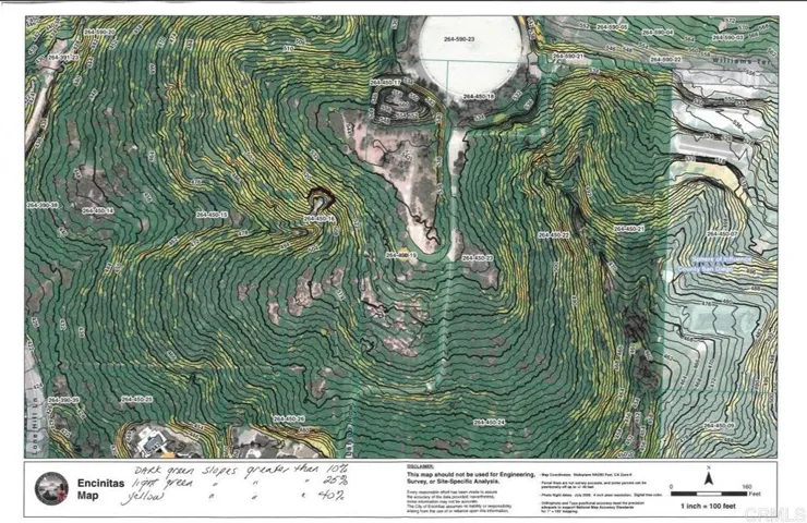 Slope map