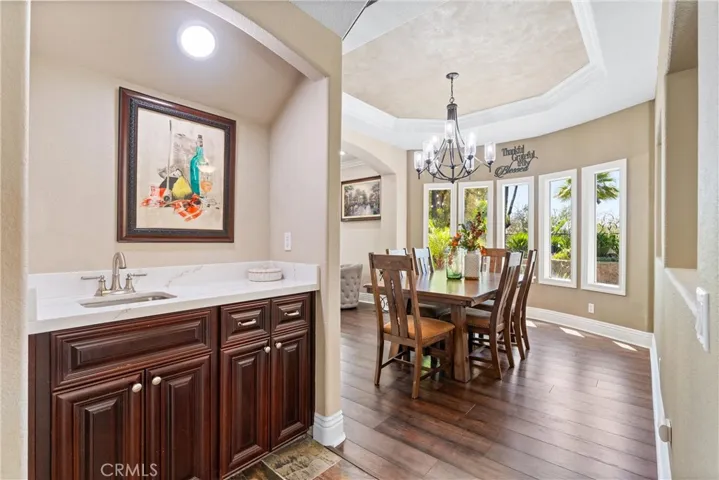 Formal dining area