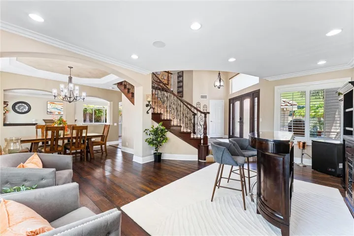 Formal dining area OR bar area/ speakeasy