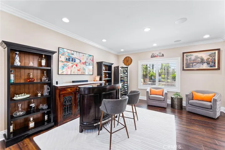 Formal dining area OR bar area/ speakeasy