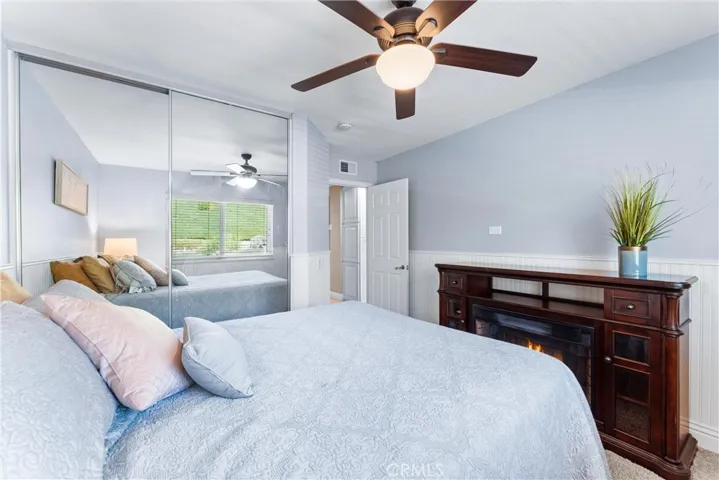 1st bedroom view up