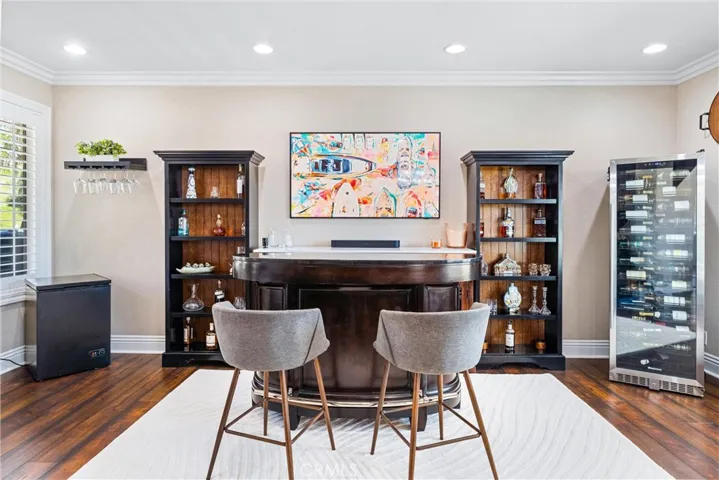 Formal dining area OR bar area/ speakeasy