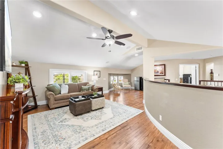 loft TV room or bonus room is up
