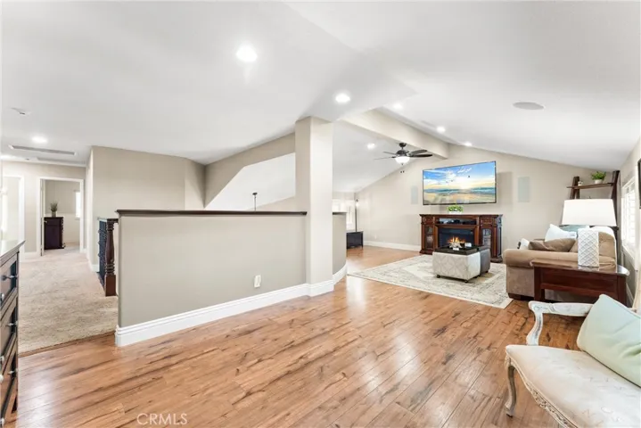 loft TV room or bonus room is up