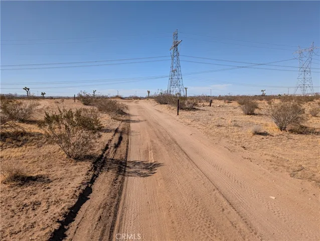 view to the north from the east side of the lot