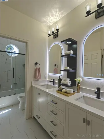 Hallway Bath #1 - Virtual Staging