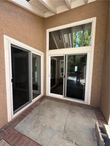 Dining room & primary sliding doors