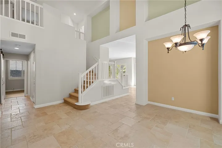 Entry & dining area